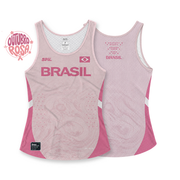 Regata Corrida SPK Brasil Outubro Rosa 2026 Proteção UV – Rosa