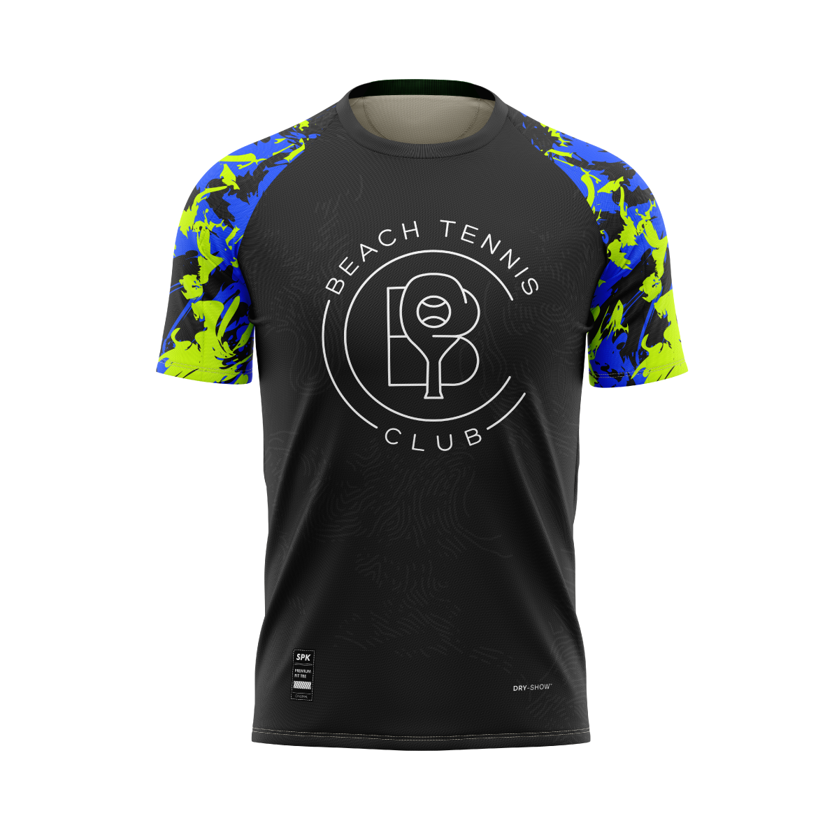 Camiseta Regata Corrida Maratona Running Brasil Proteção Uv - Azul/Verde  Florescente